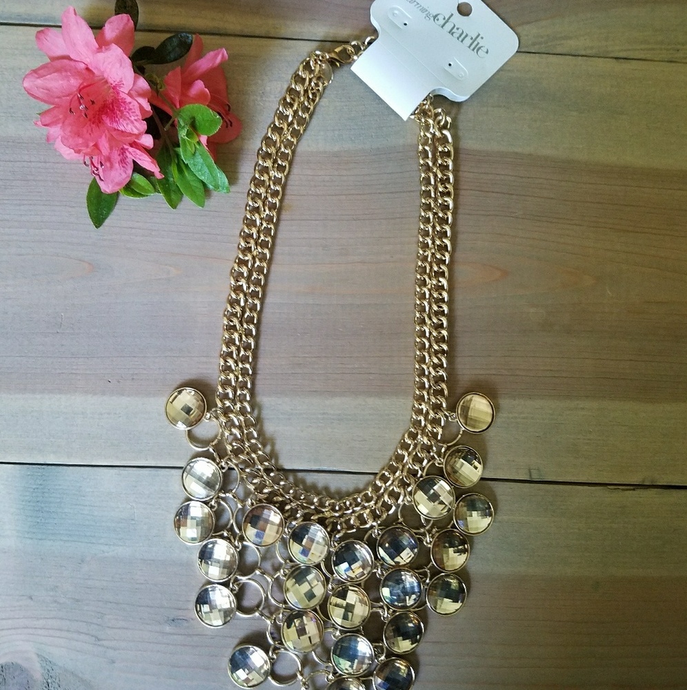 Charming Charlie Gold Necklace